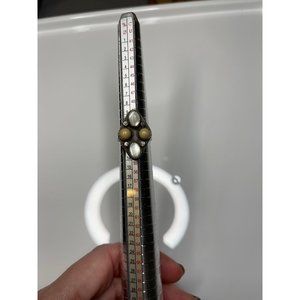 Boho chic 70’s silver ring sz 6   RP26